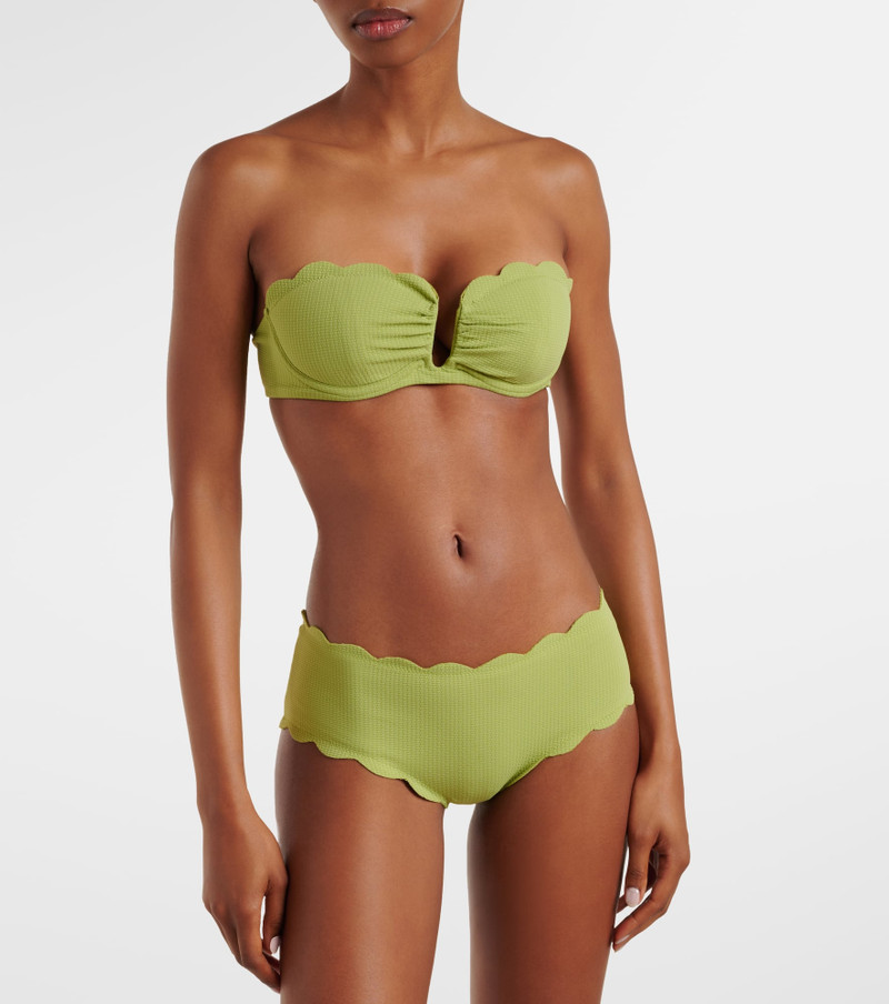 MARYSIA Spring scalloped mid-rise bikini bottoms outlook