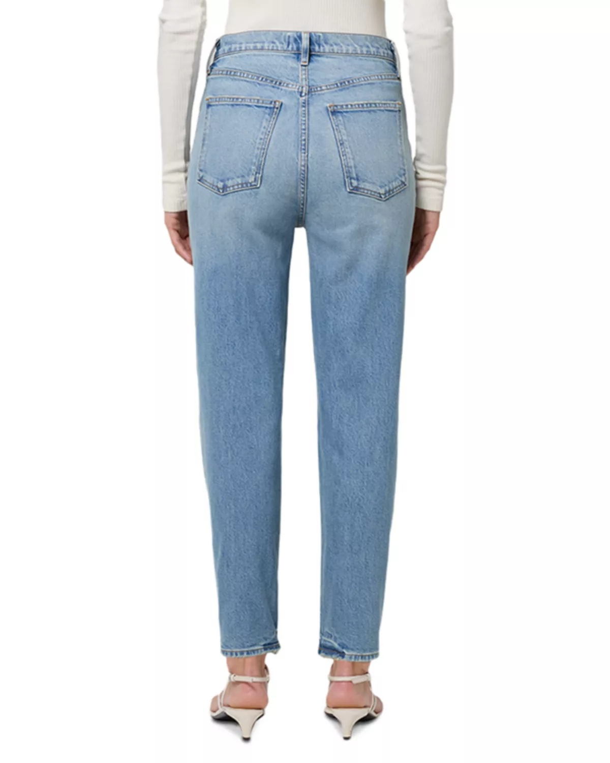 90's High Rise Straight Leg Jeans in Ripple - 4