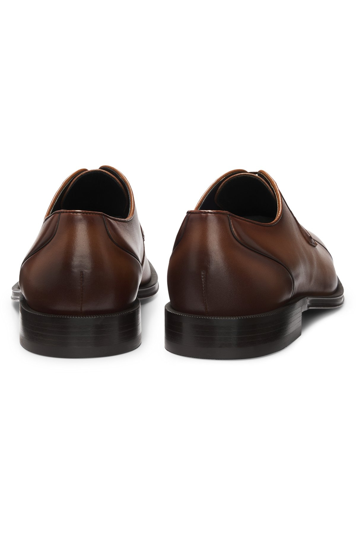 CAP-TOE DERBY SHOES IN LEATHER - 5