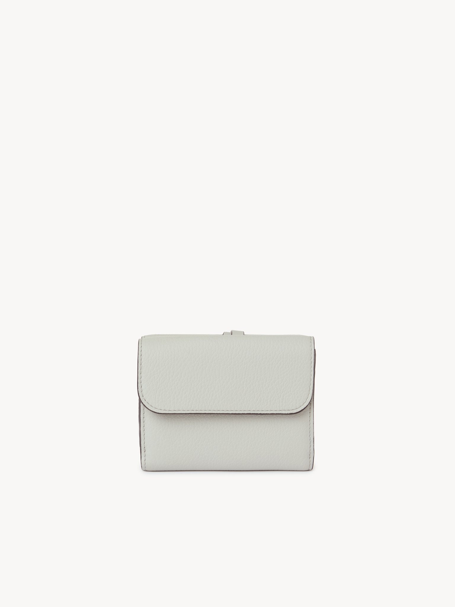 SMALL ALPHABET TRI-FOLD IN GRAINED LEATHER - 4