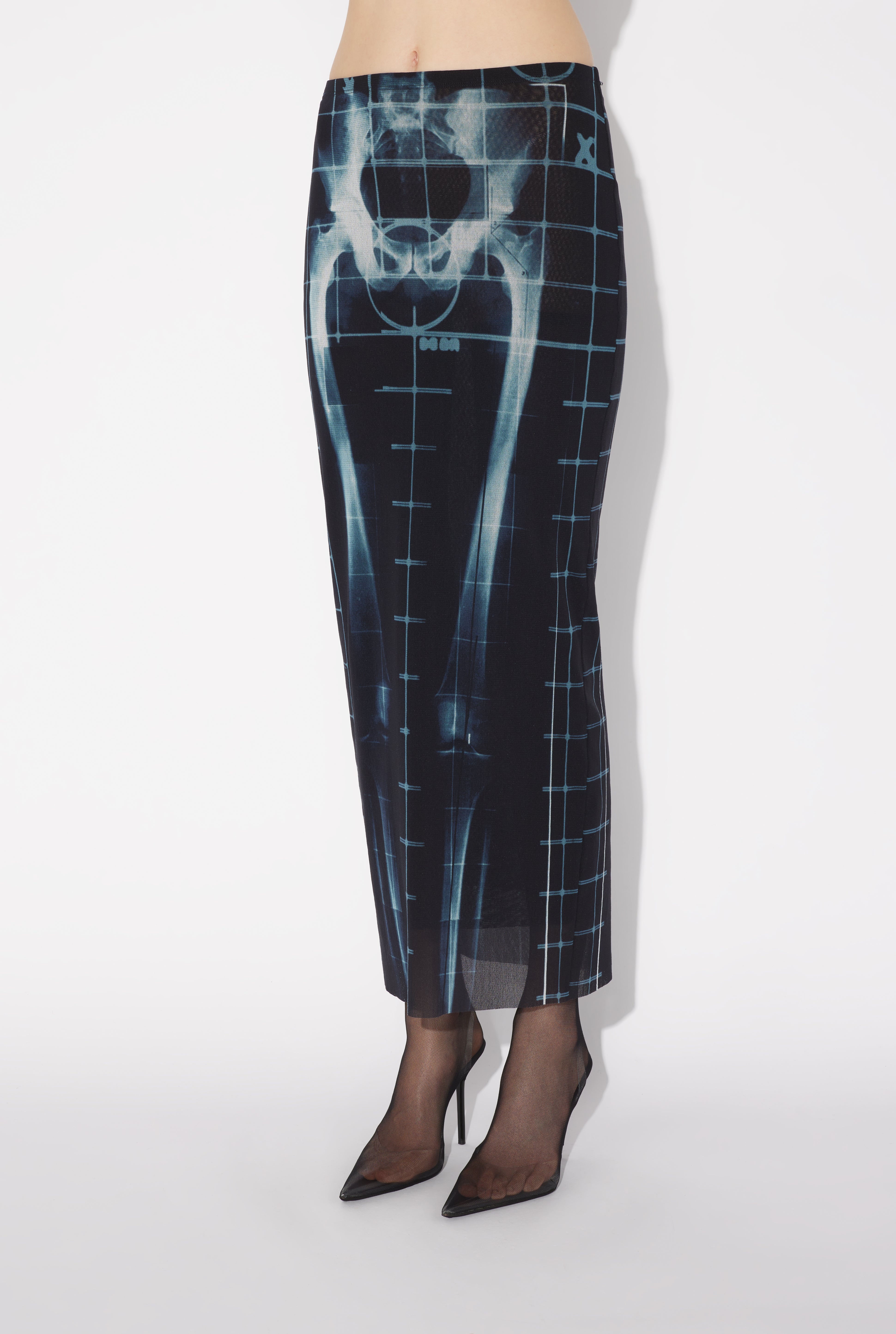 ワンピース JEAN PAUL GAULTIER Women Mid Skirts 25 34 F RO400 M088 Black Jean Paul Gaultier 裙子於黑色| FWRD