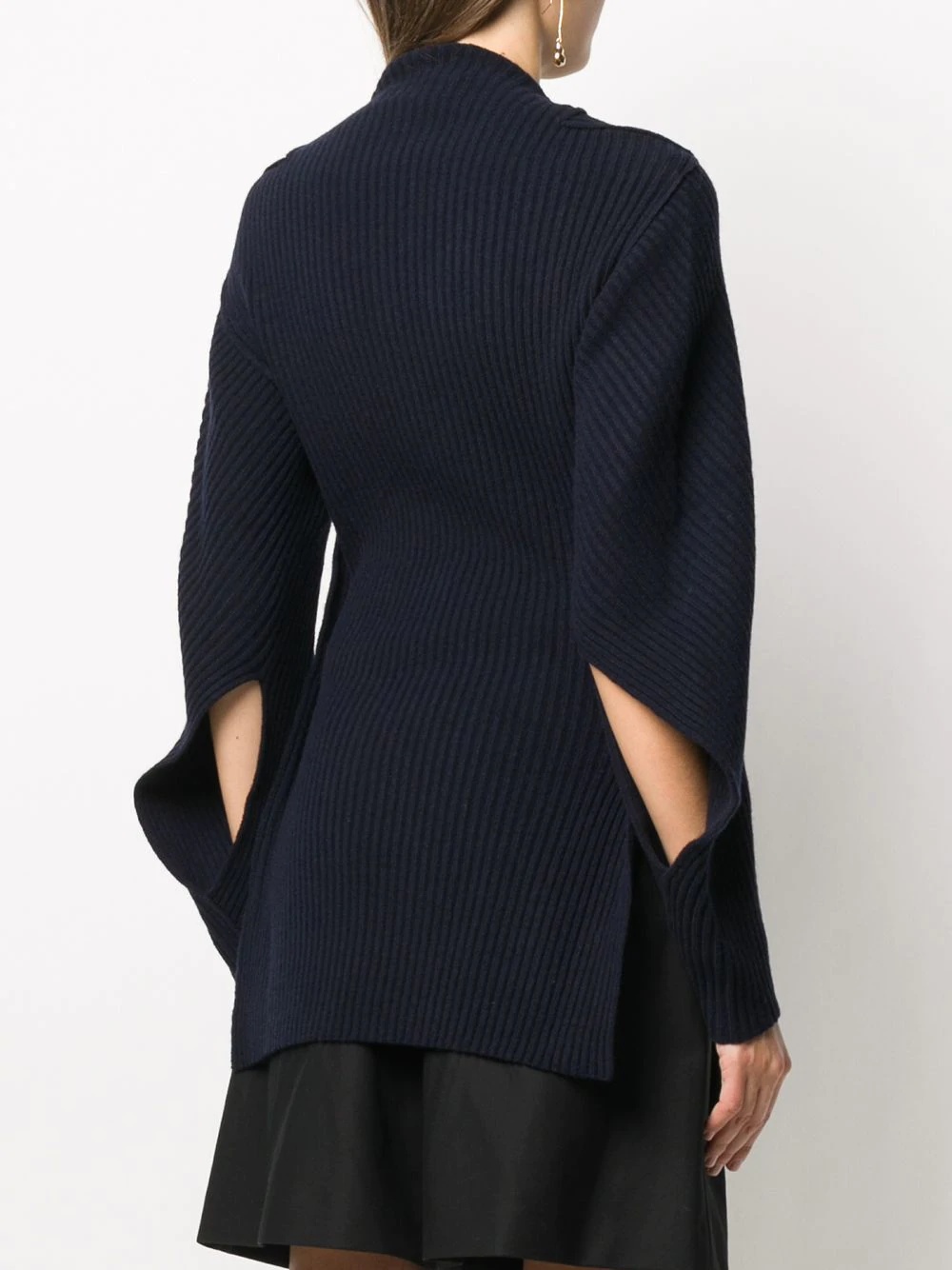 cut-out bishop sleeves jumper - 4