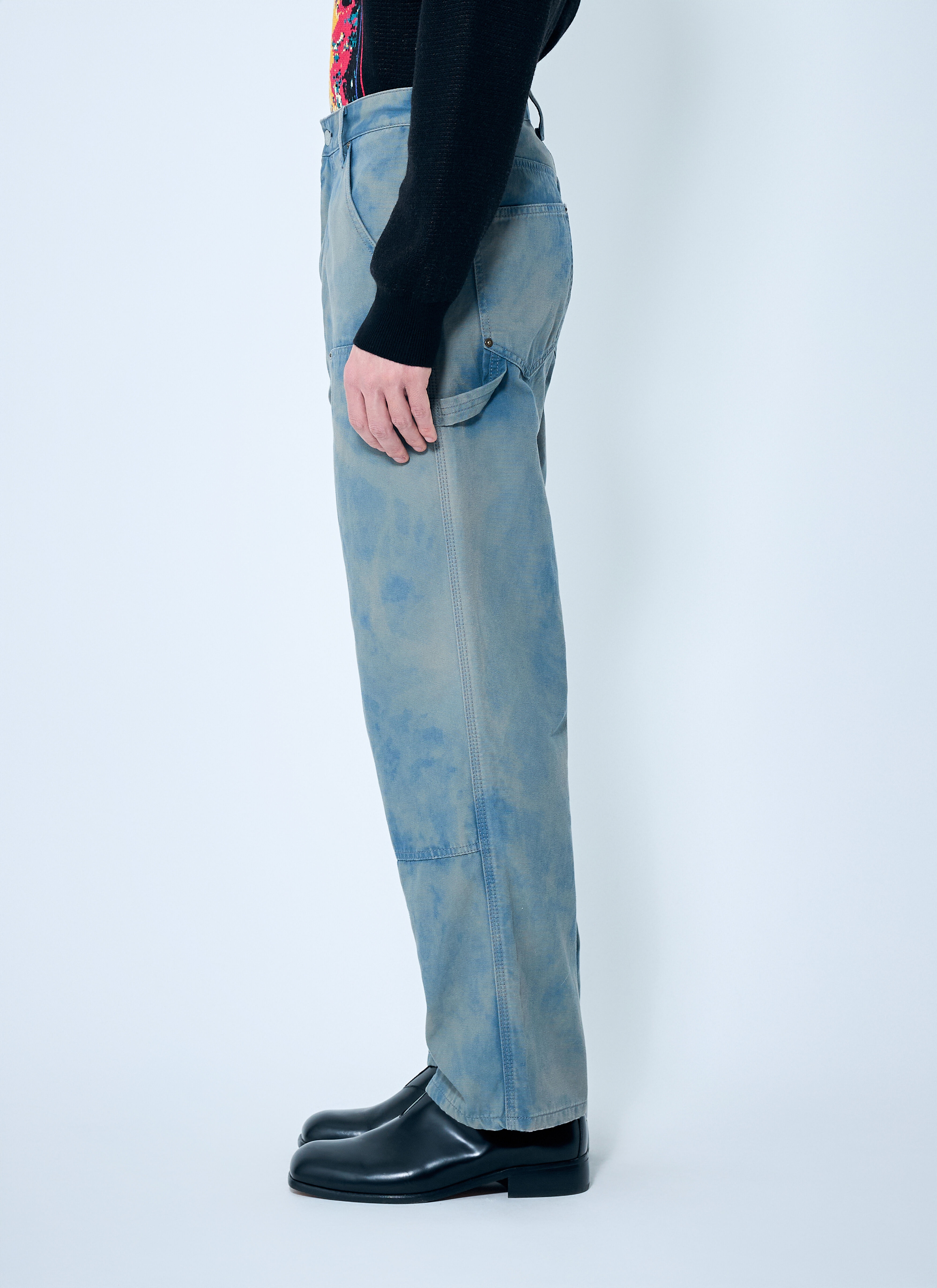 Bleached Double Knee Pants - 3