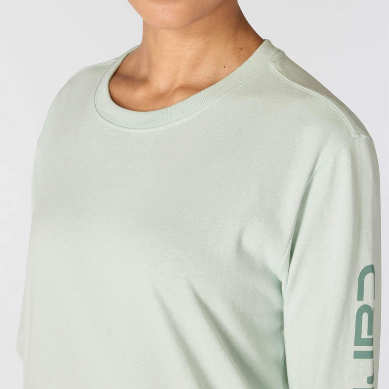Women's Dearborn Loose LS Logo T-Shirt 3