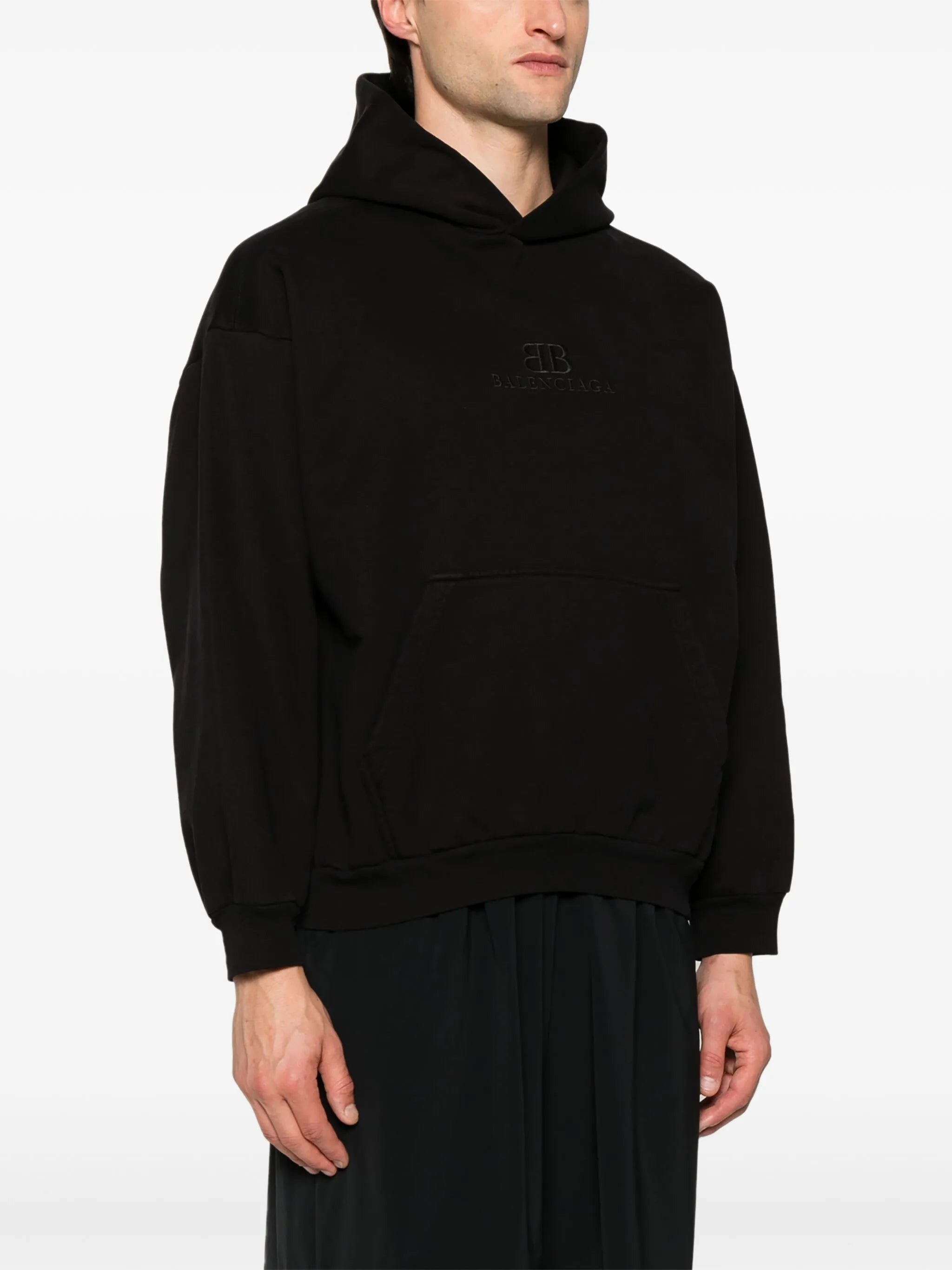 Logo-embroidered Cotton Hoodie - 3
