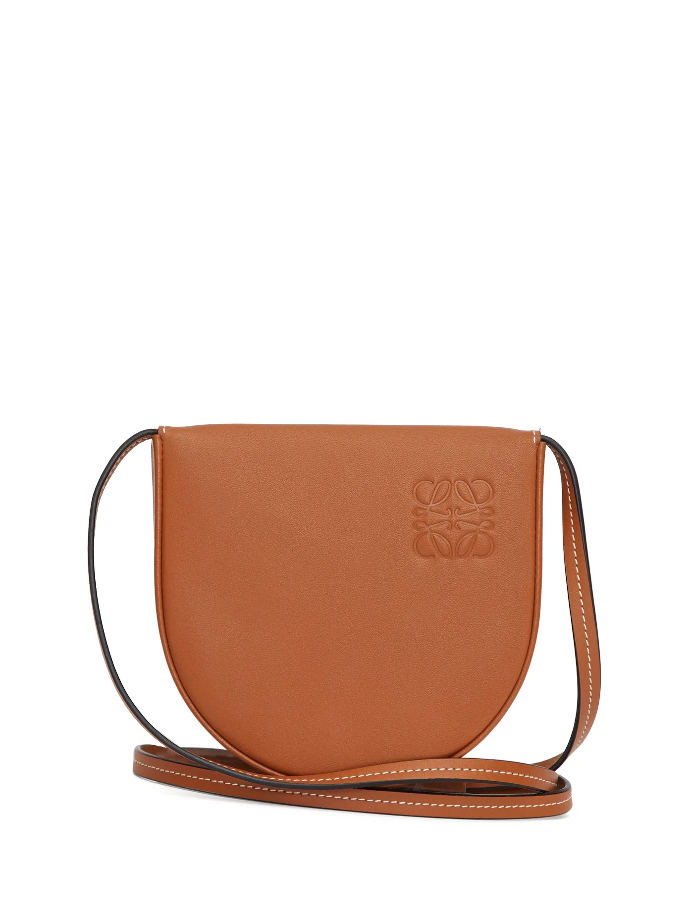 Heel leather cross-body bag - 1