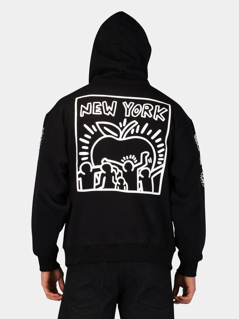 ALPHA INDUSTRIES KEITH HARING X ALPHA NEW YORK GRAPHIC HOODIE outlook