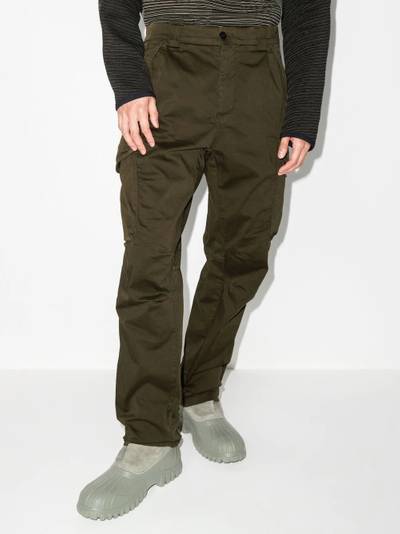 C.P. Company lens-detail straight-leg cargo trousers outlook