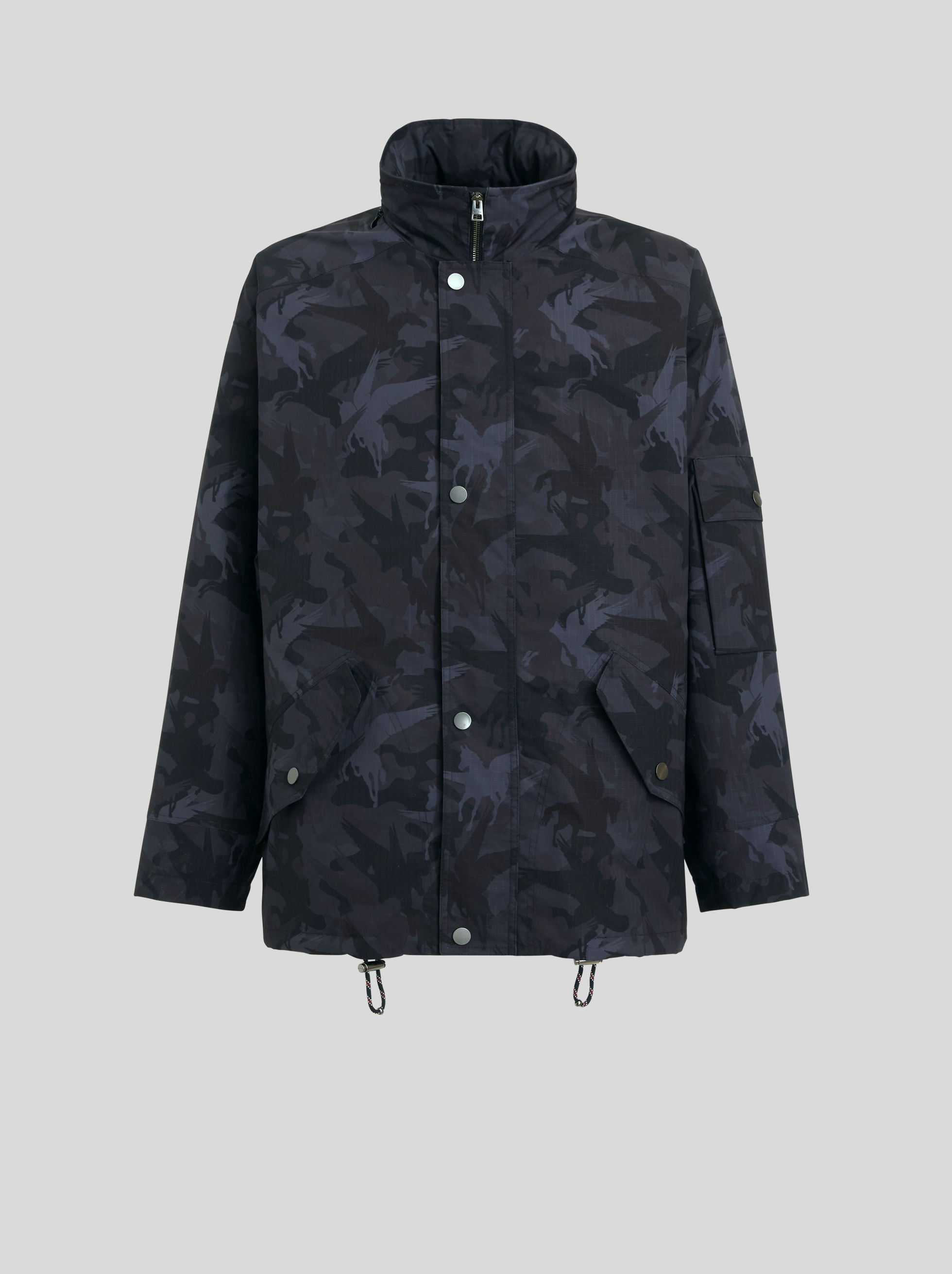 PEGAFLYING AND ETRO LOGO PARKA - 1