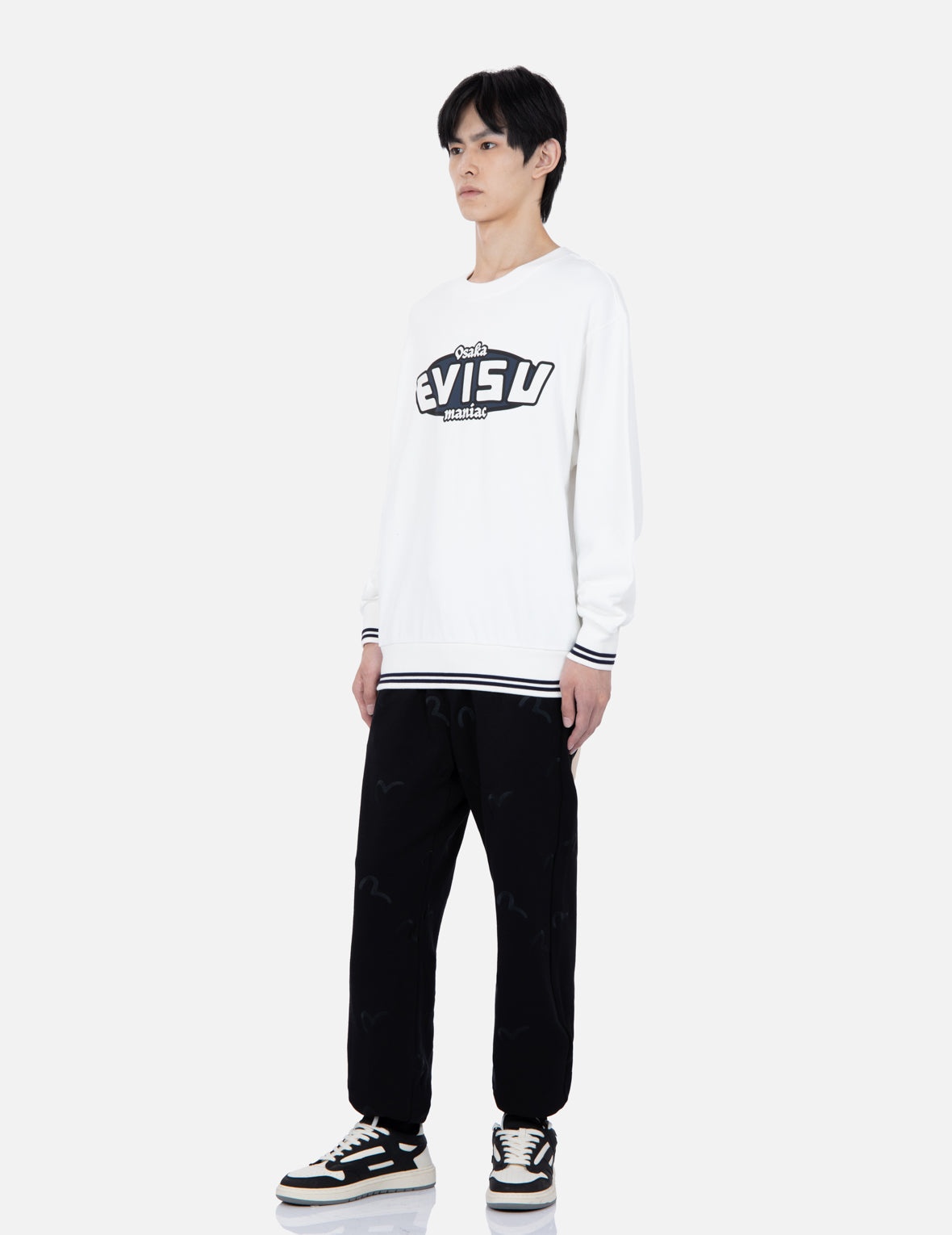 ALLOVER SEAGULL WITH DAICOCK PRINT SWEATPANTS - 4