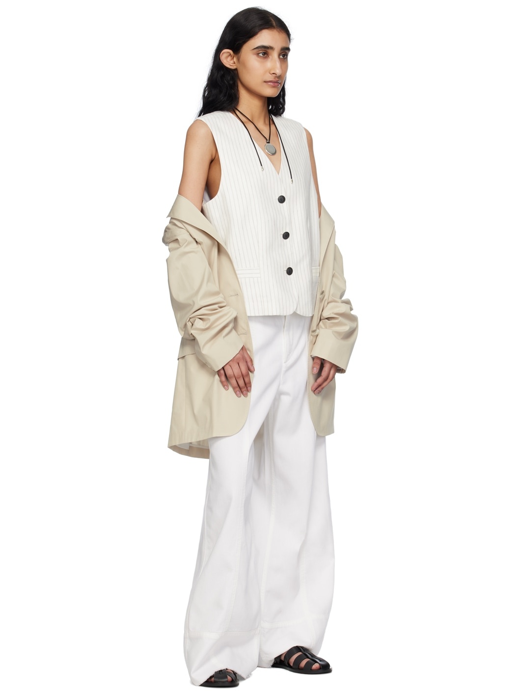 Beige Odessa Blazer - 4