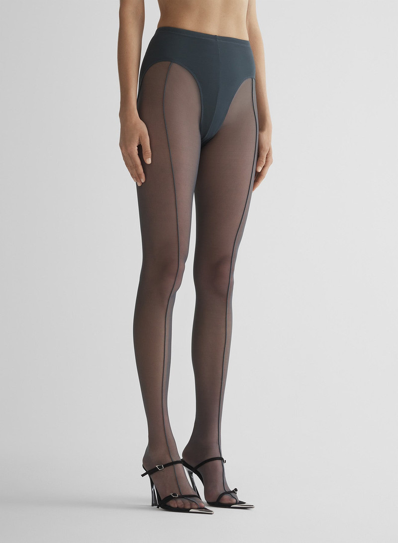 re/edit grey pantyhose 1