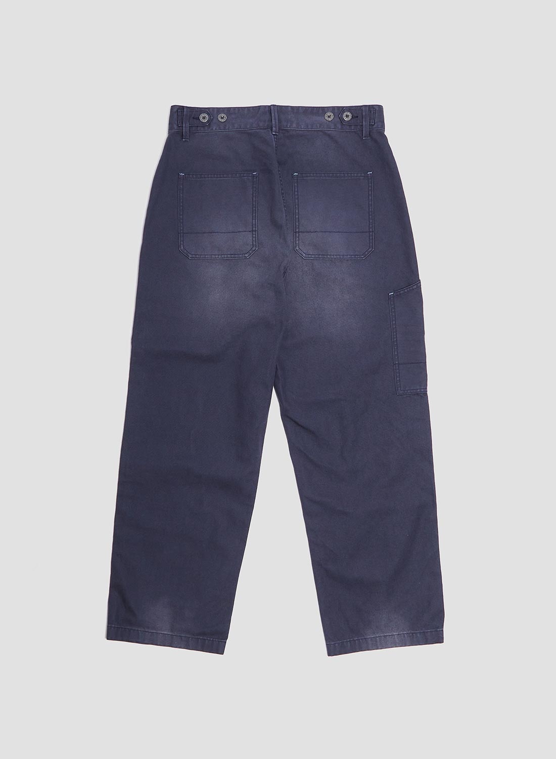 Carpenter Pant Canvas in Black Navy - 6