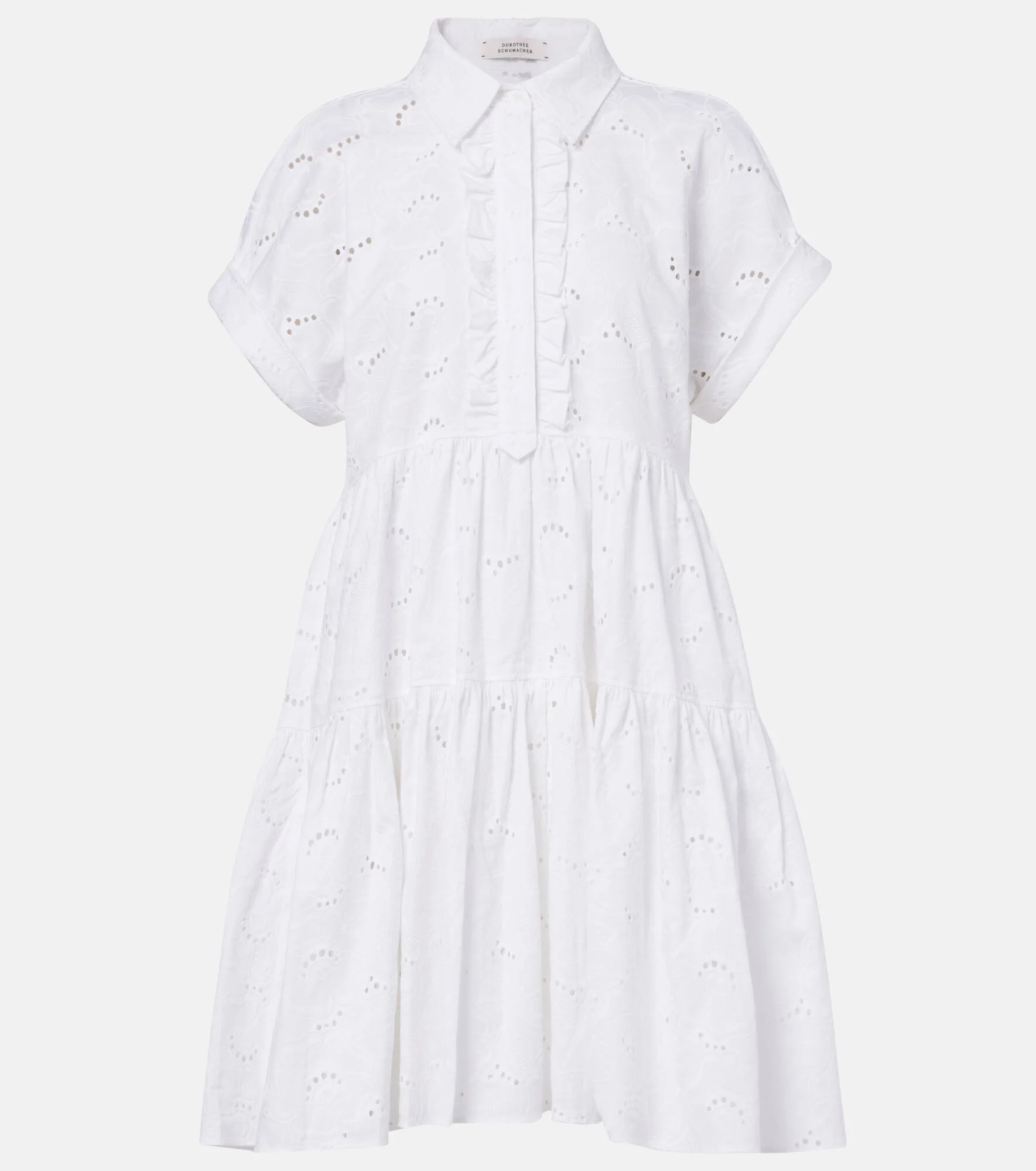 Summer Blossom broderie anglaise minidress - 1