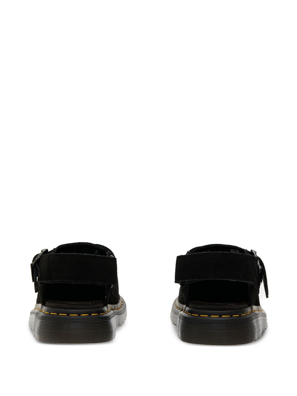 Jorge II Suede Slingback Mules "Black" - 4