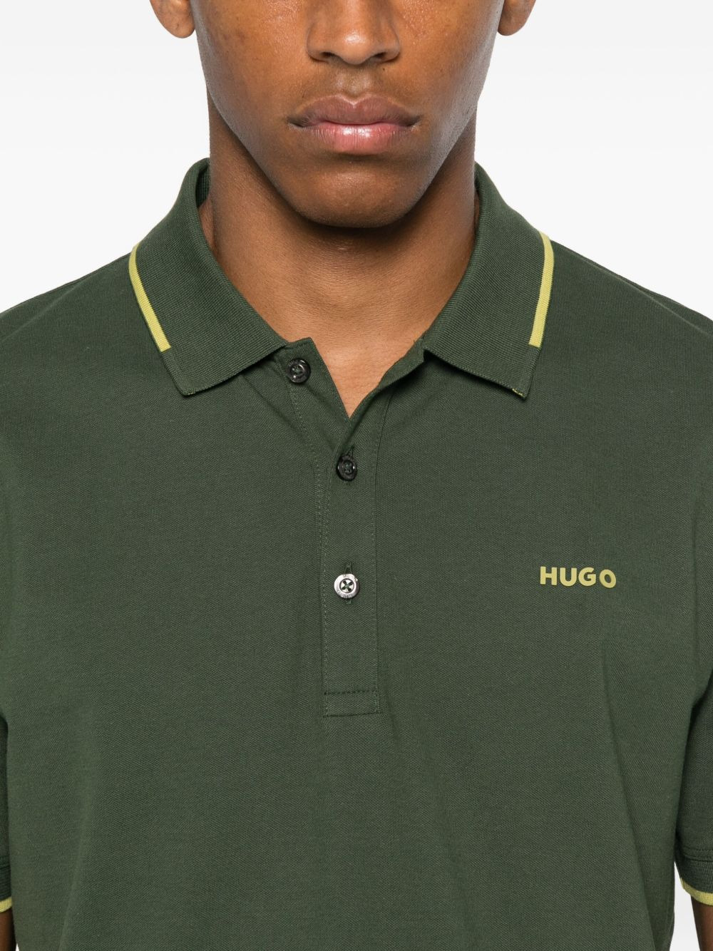 tipped polo shirt - 4