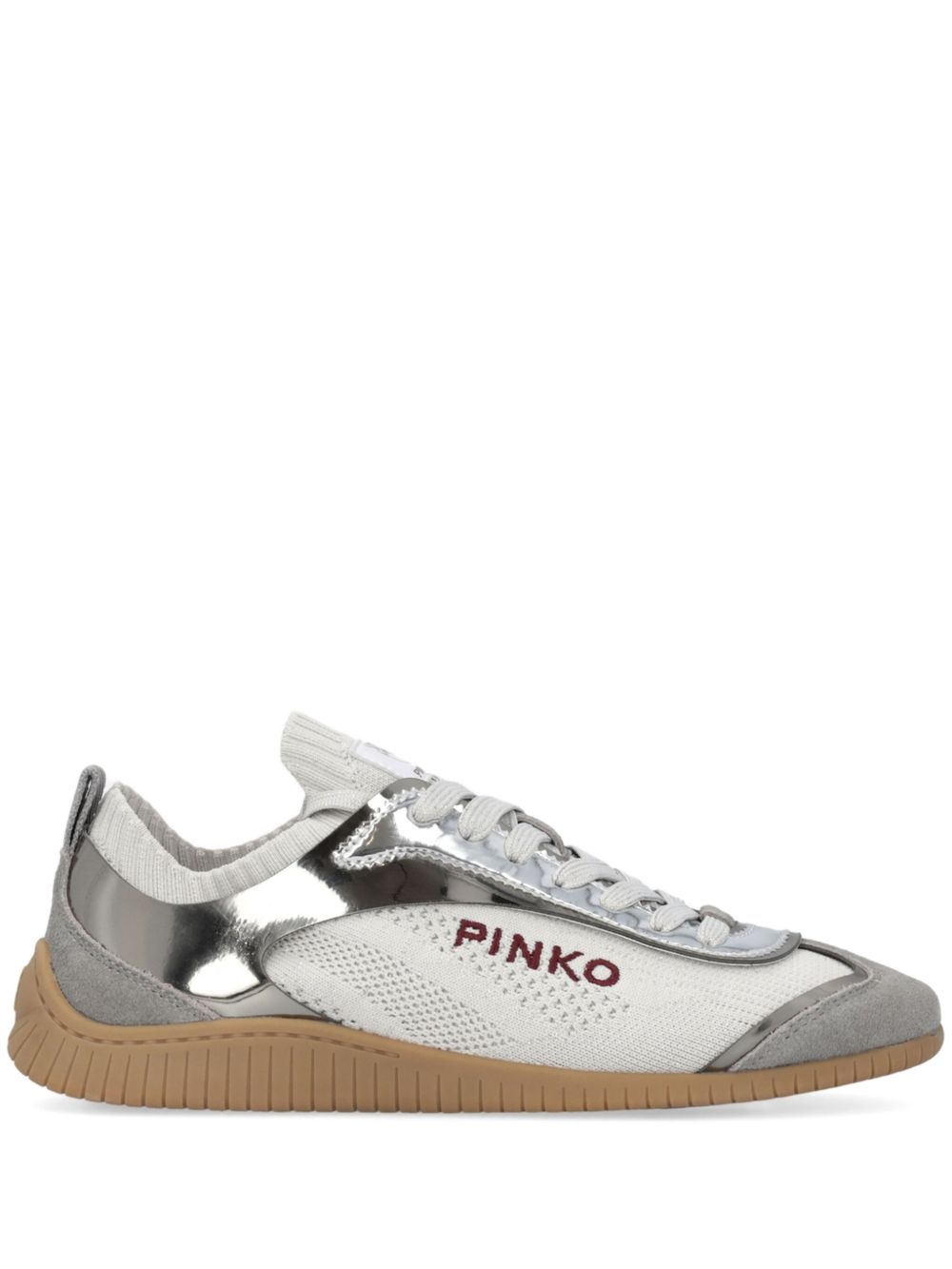 panelled sneakers - 1