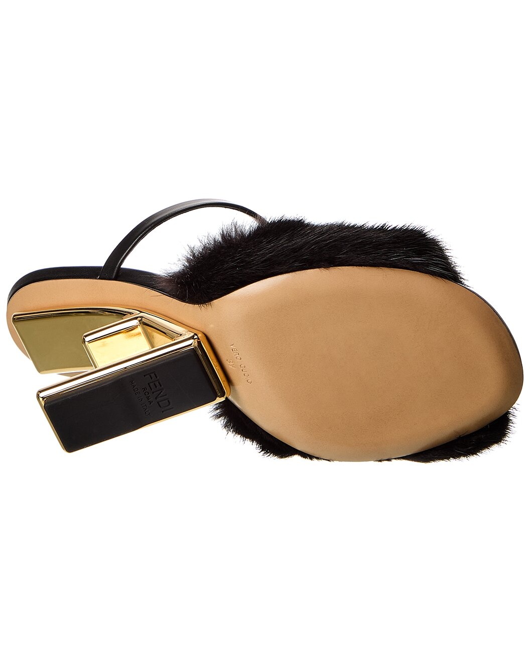 FENDI First Leather Sandal - 4
