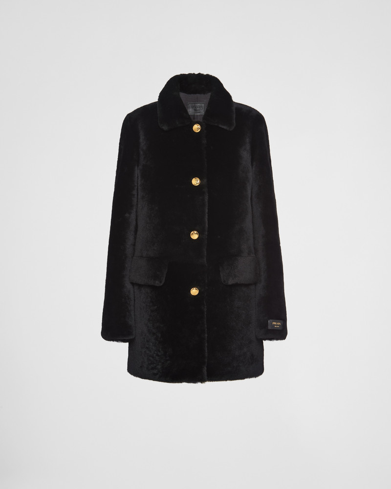 Shearling fur coat 1