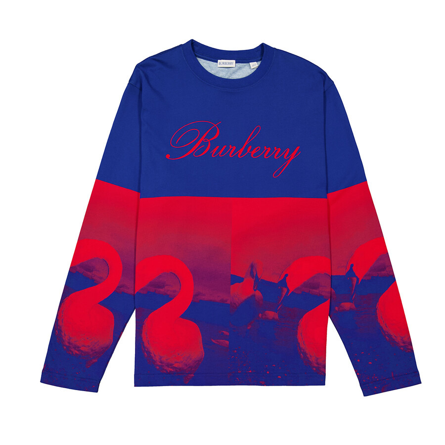 Burberry Long Sleeve Swan Logo T-Shirt - 5