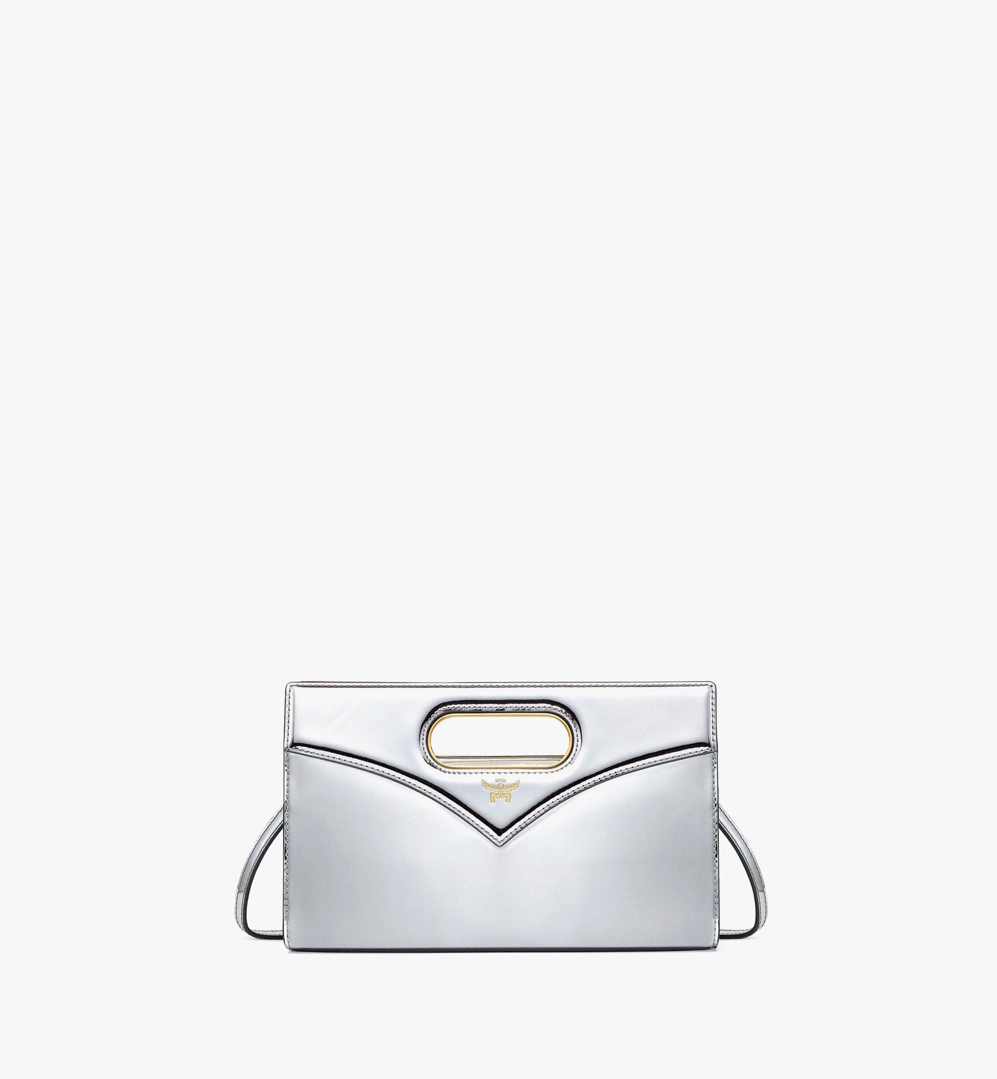 Diamond Tote in Metallic Mirror Leather - 1