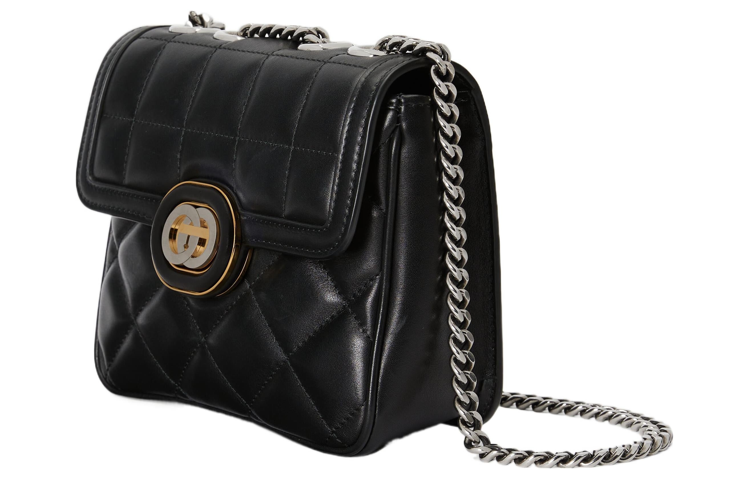 (WMNS) Gucci Deco Mini Shoulder Bag 'Black' 741457-AAB7A-1000 - 2