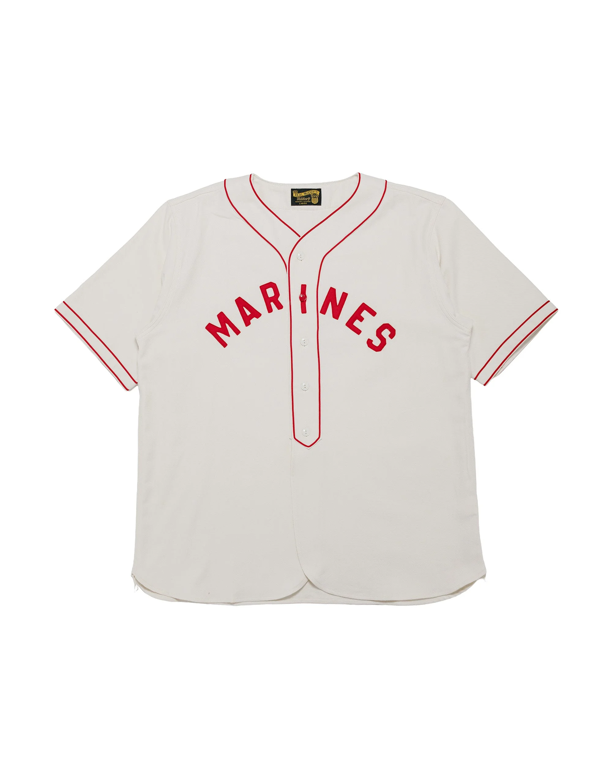 MS26010 Baseball Uniform Shirt / Marines White - 1