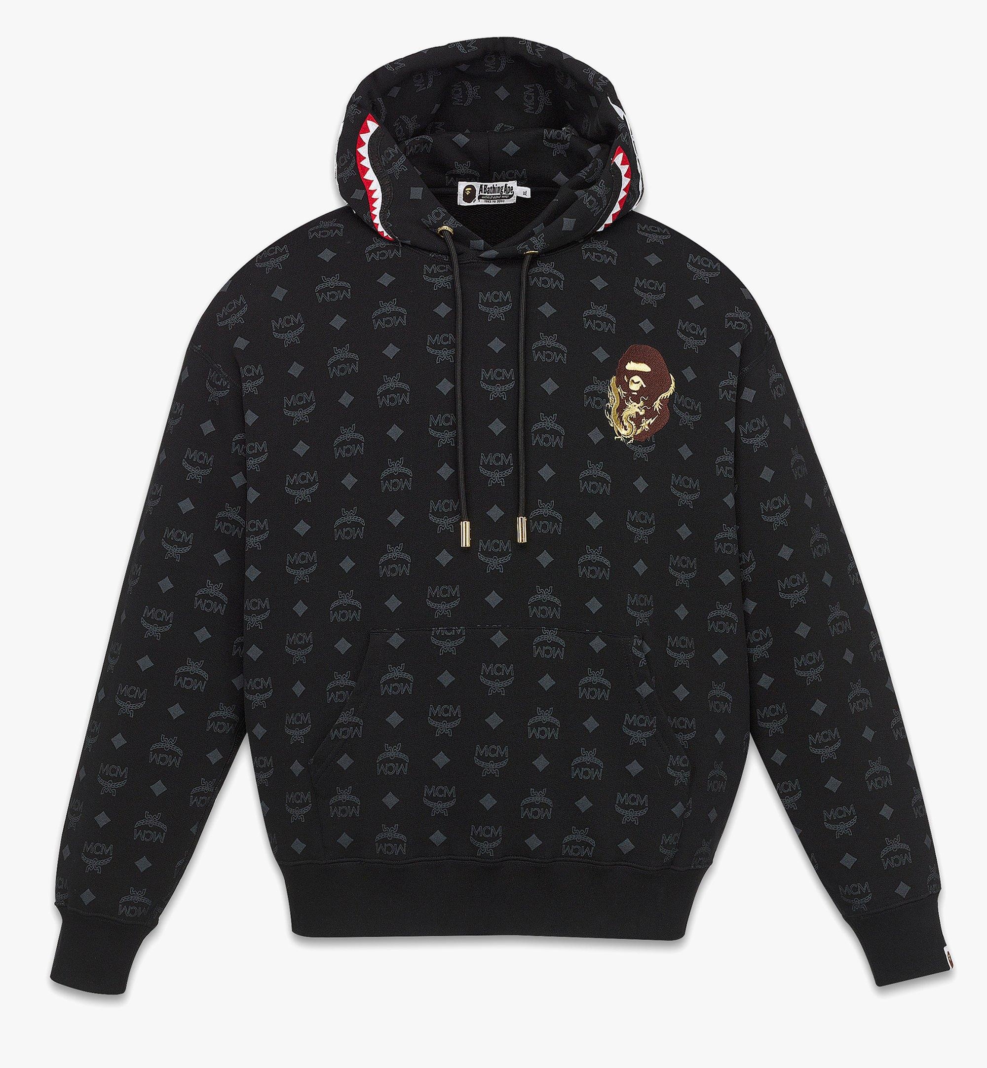 MCM x BAPE Monogram Shark Hoodie - 1
