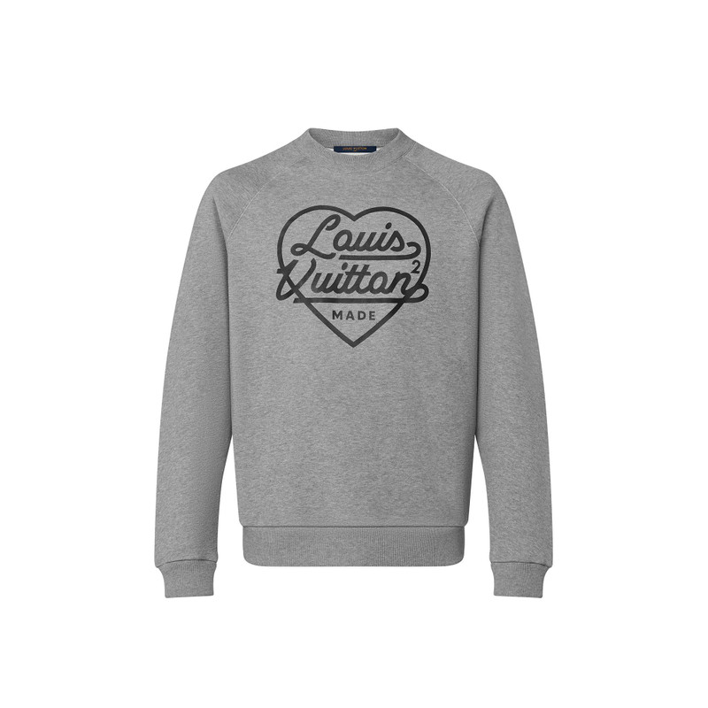 Printed Heart Sweatshirt - 1