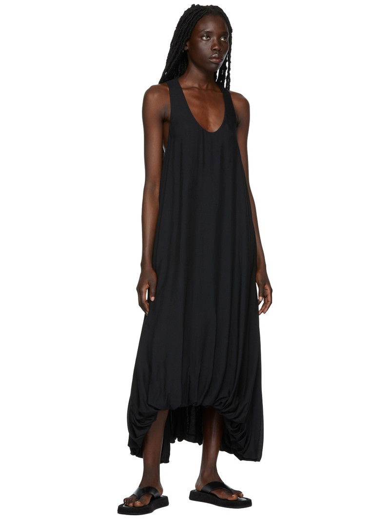 The Row SSENSE Exclusive Black Copo Maxi Dress outlook