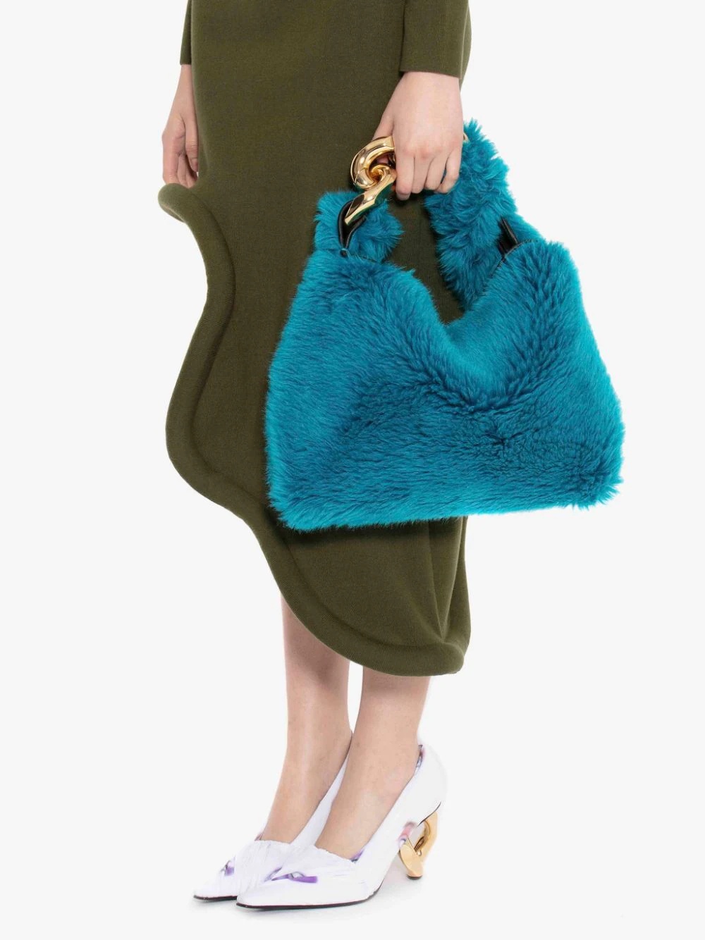 BUMPER-TUBE LONG SLEEVE ASYMMETRIC DRESS - 5