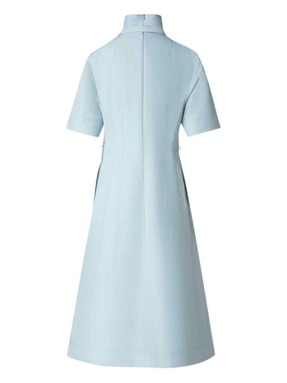 poplin cotton midi dress - 5