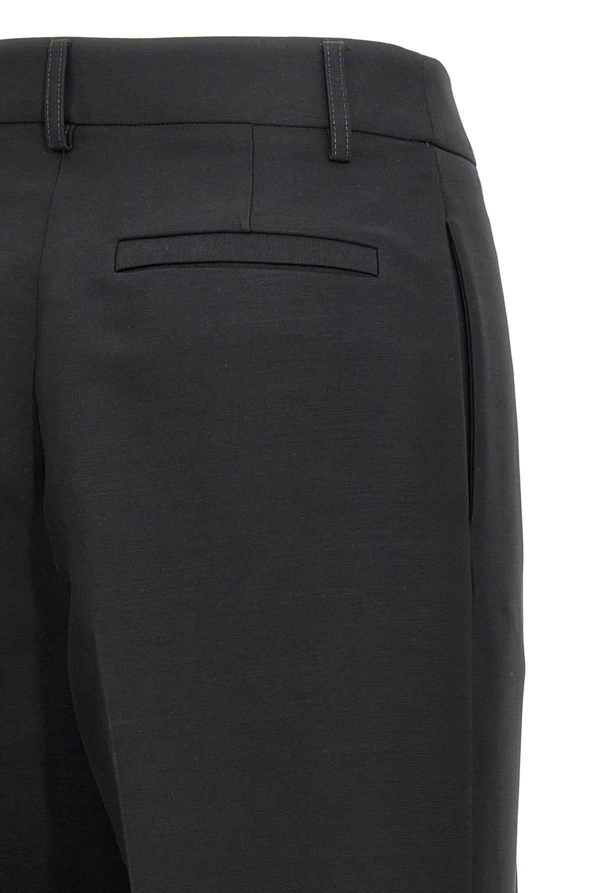 Ferragamo Women Stretched Pleated Trousers - 4