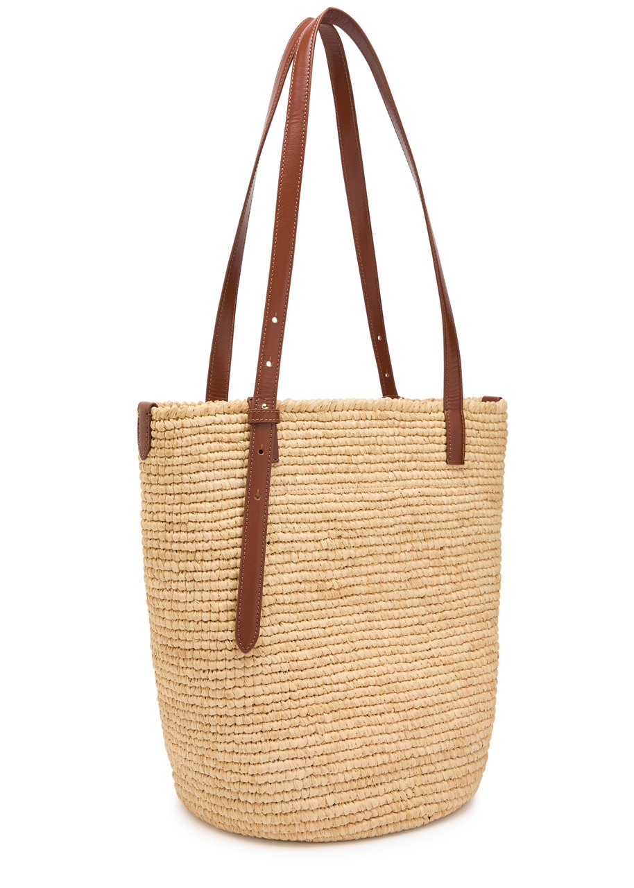 Rabanne Logo-embroidered Raffia Tote - 2