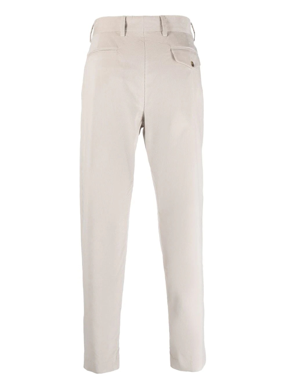 ribbed straight-leg trousers - 2