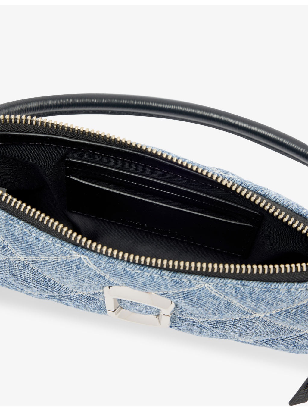 The Quilted Snapshot Convertible Denim Shoulder Bag - 5