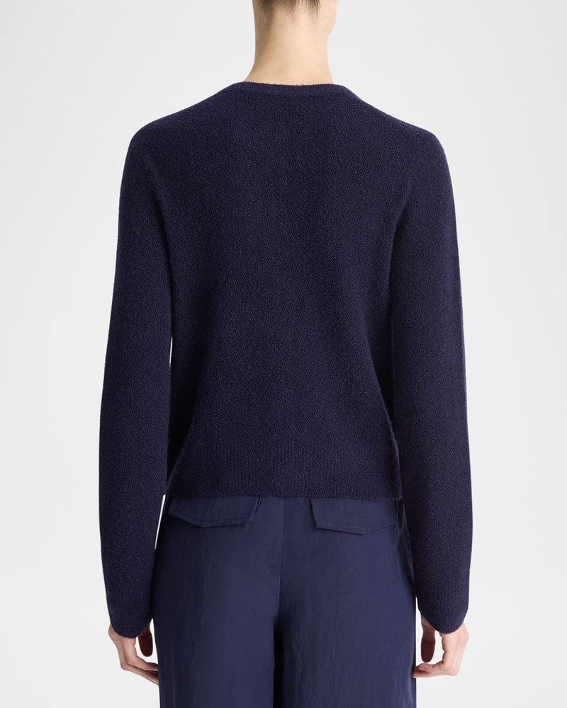 Vince Crewneck Bouclé Cardigan outlook