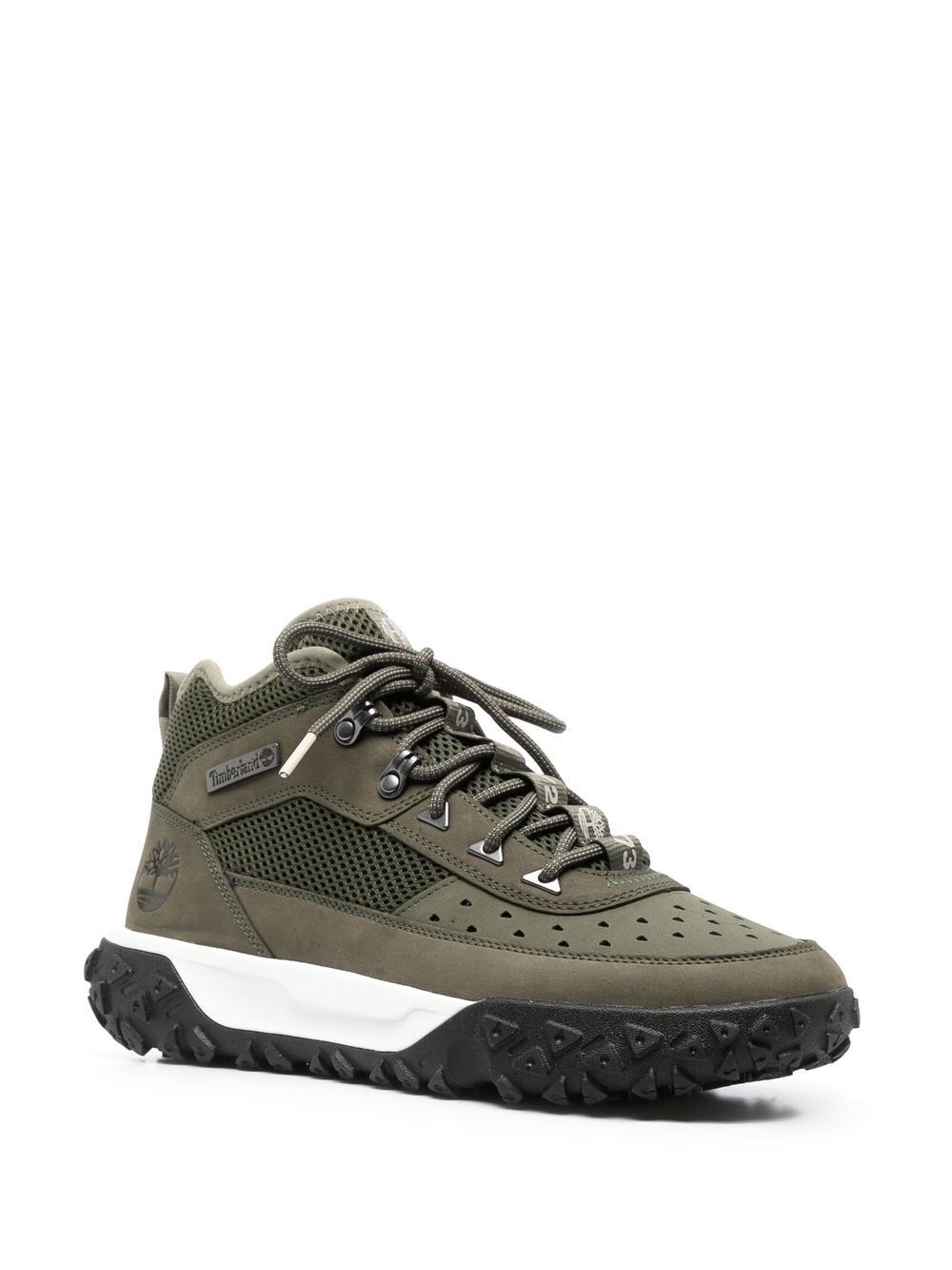 hiker lace-up leather boots - 2