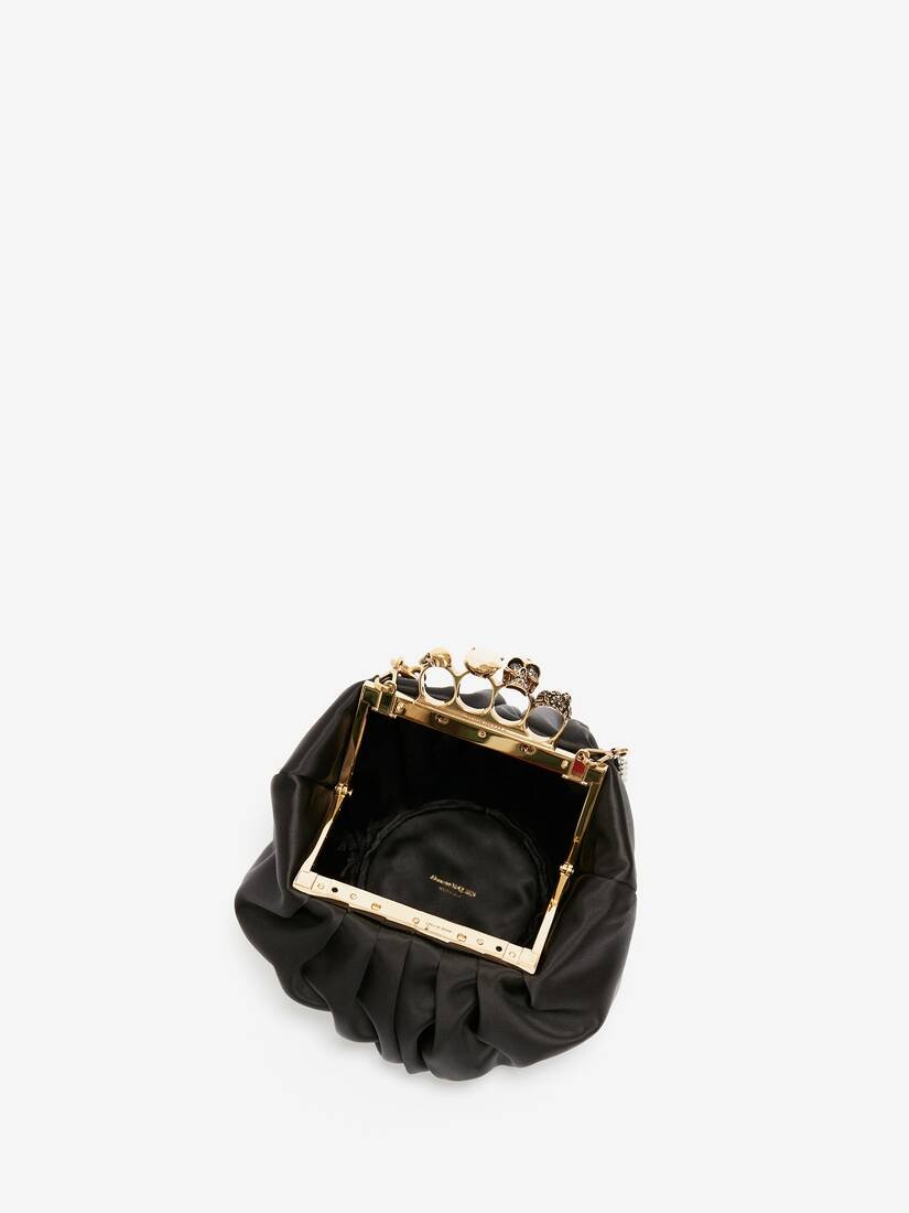 Barnacle Four-ring Clutch in Black - 4