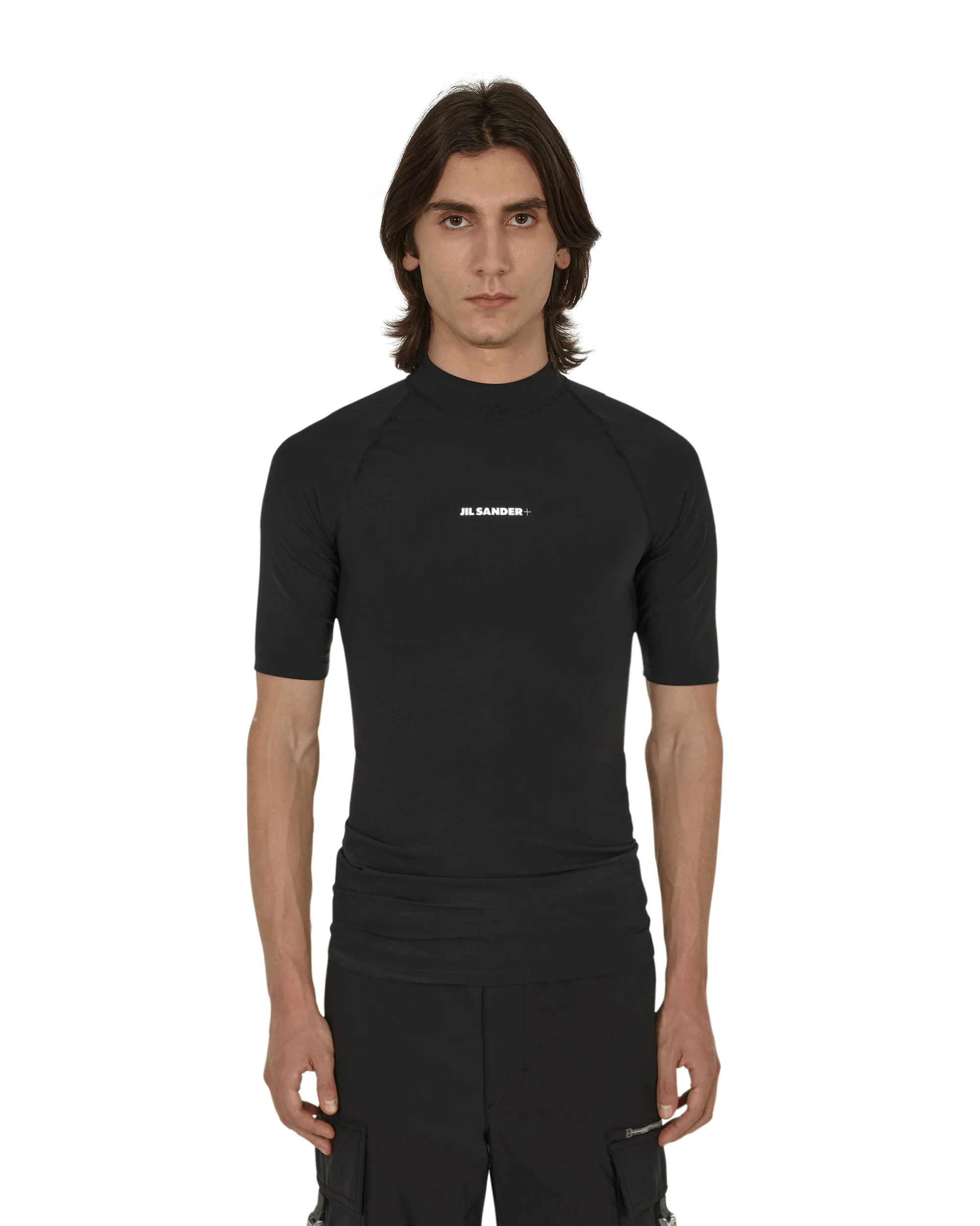 Logo Rash Guard Black - 1