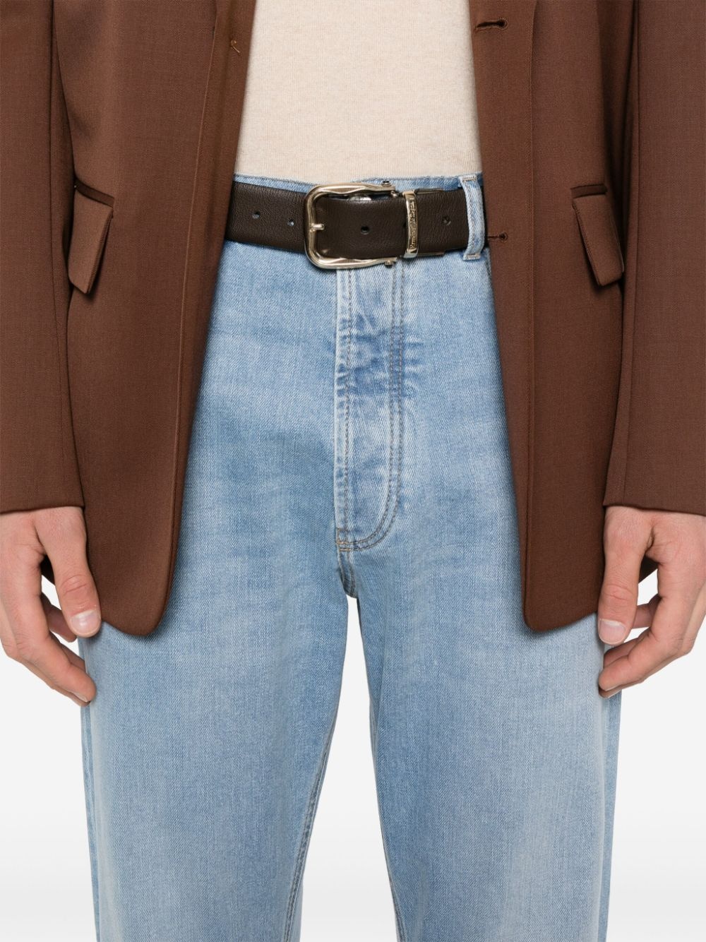 logo-patch jeans - 5