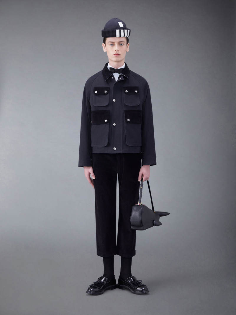 Corduroy Single Welt Pocket Straight Trouser 3