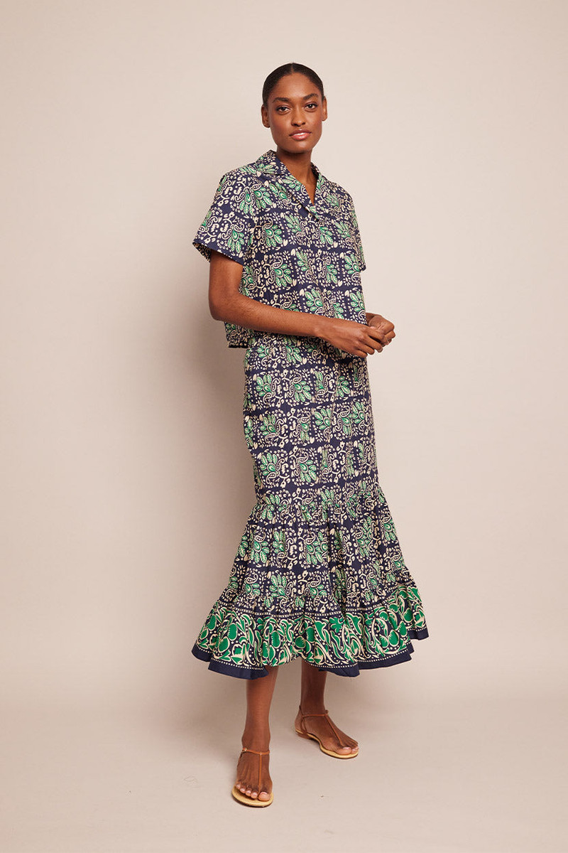 Cara Cara Chase Skirt
The Chase Skirt Delivers A Tiered Shape For Subtle Volume And Movement outlook