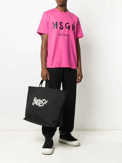 MSGM logo cotton T-shirt outlook