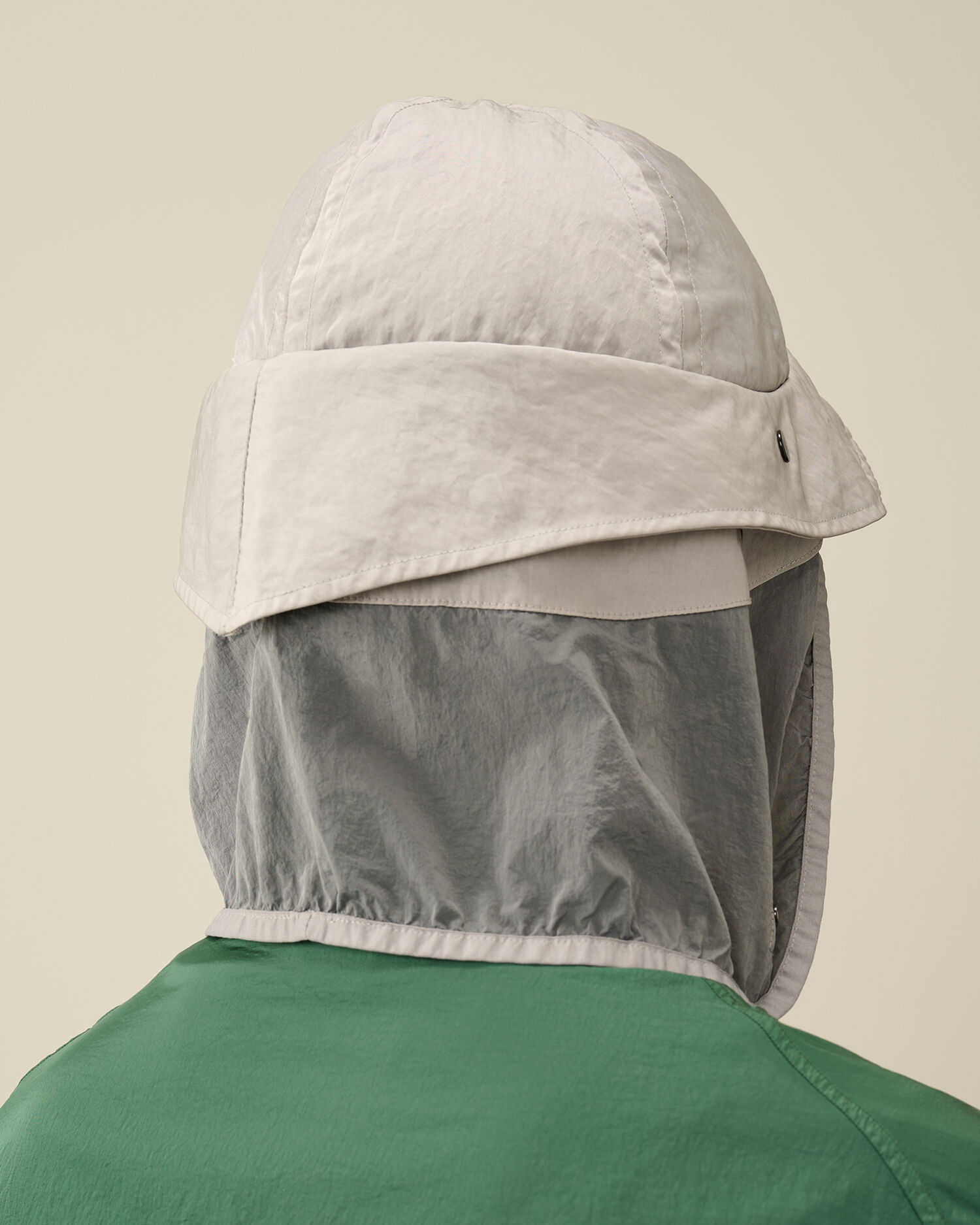 Nylon B Neck Flap Bucket Hat - 3