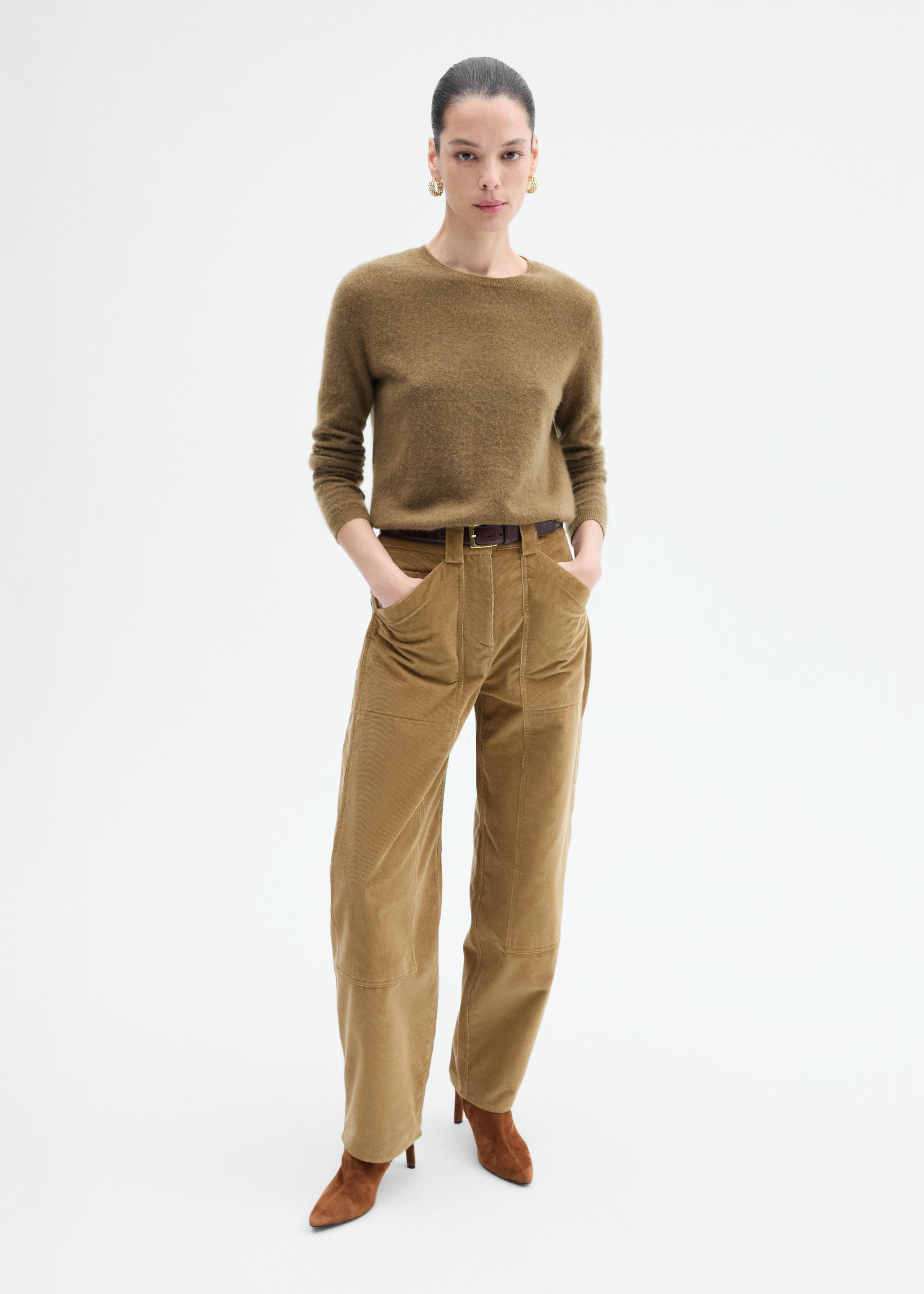 Corduroy Barrel Pant - 2