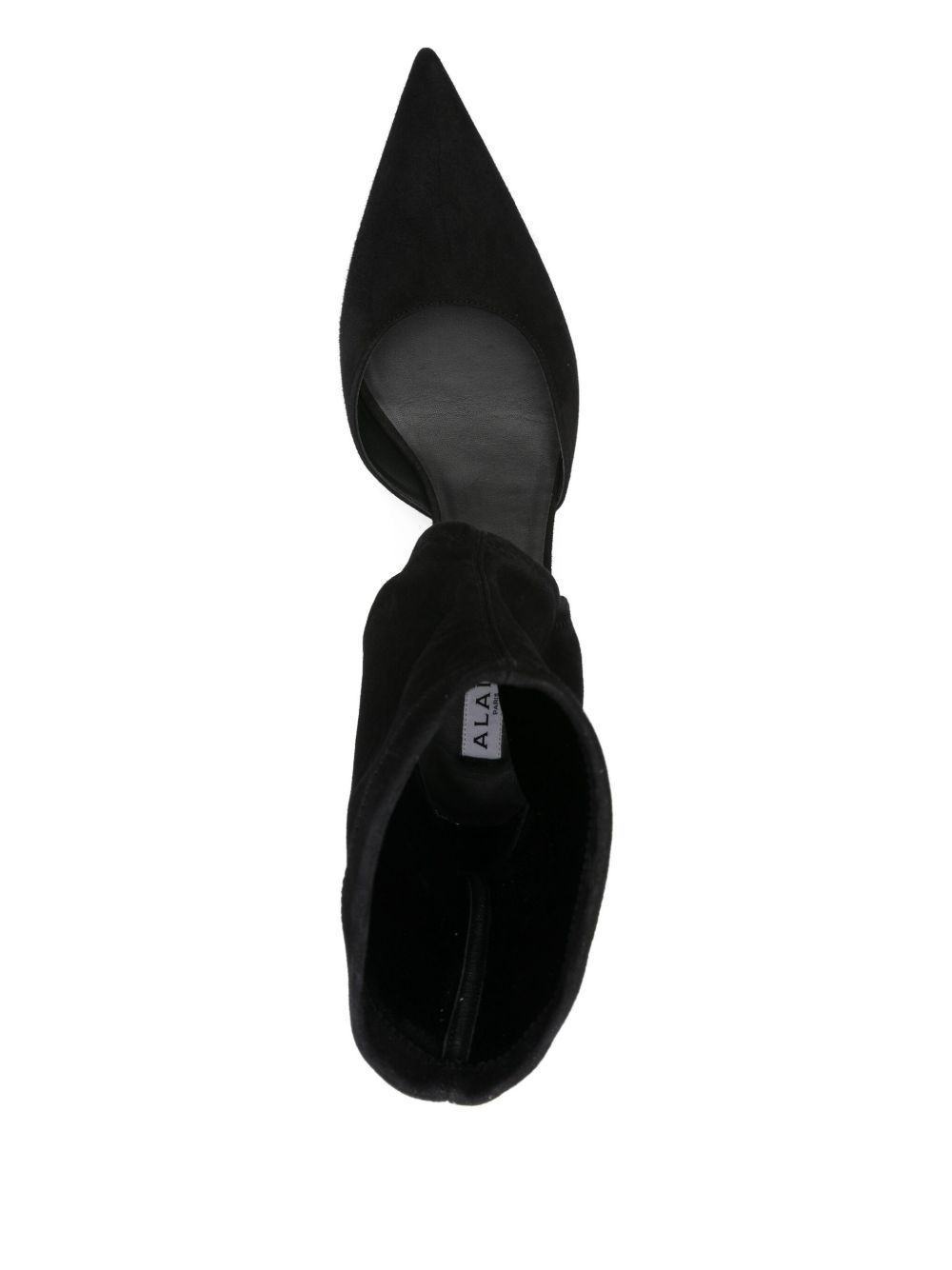 60mm leather heeled boots - 4