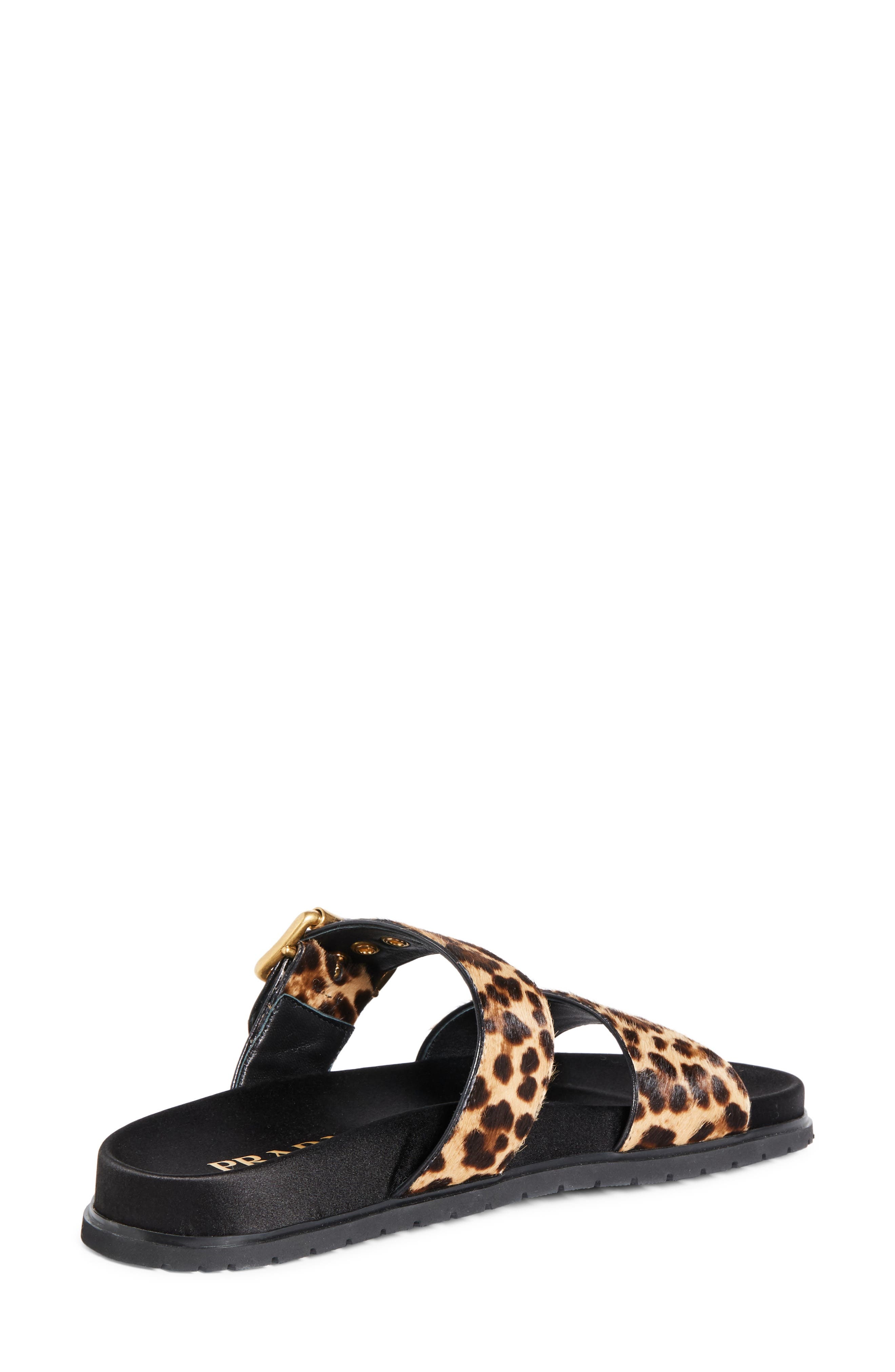 Prada Buckle Slide Sandal in Miele at Nordstrom - 2