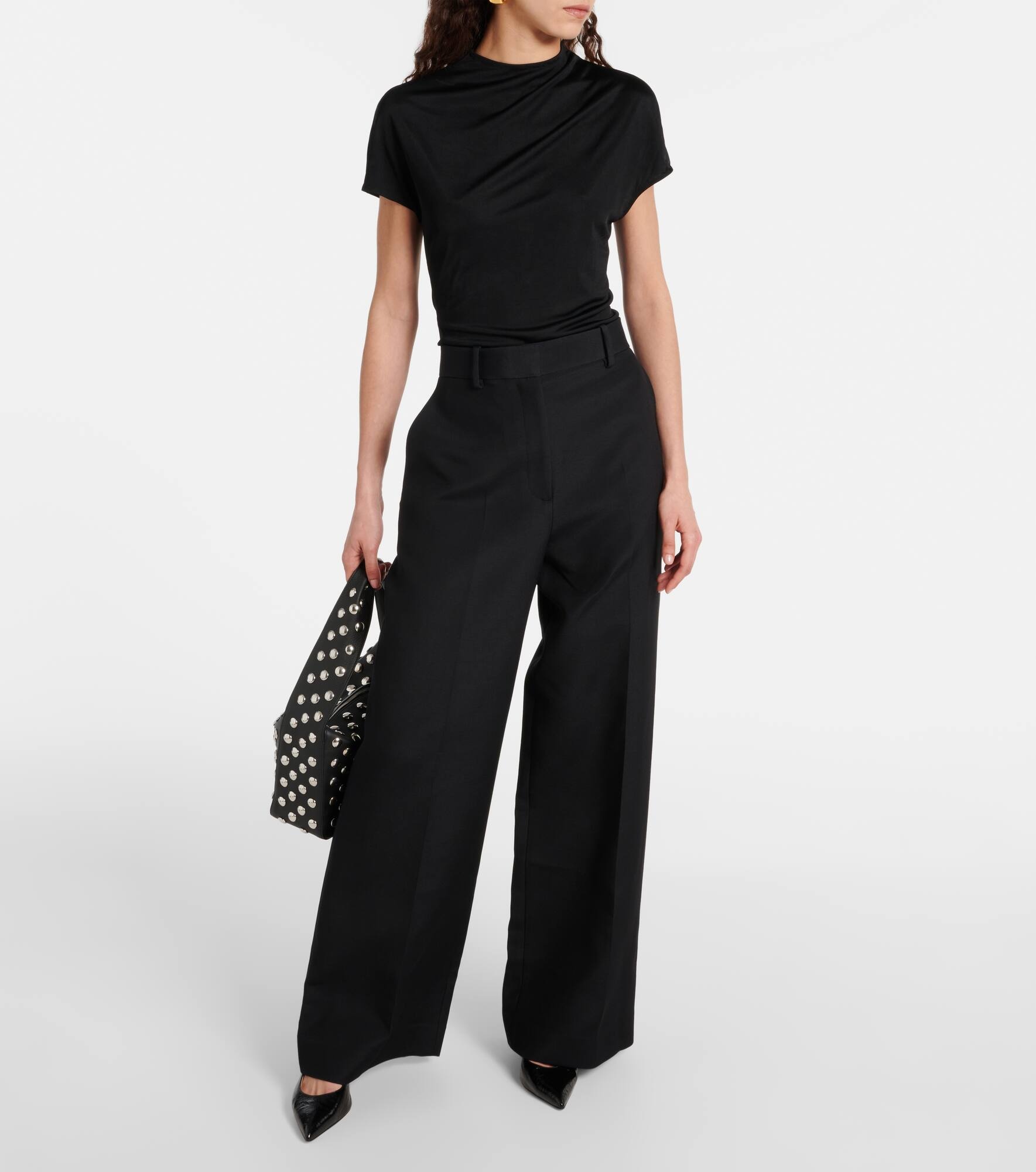 Bacall low-rise wide-leg pants - 7