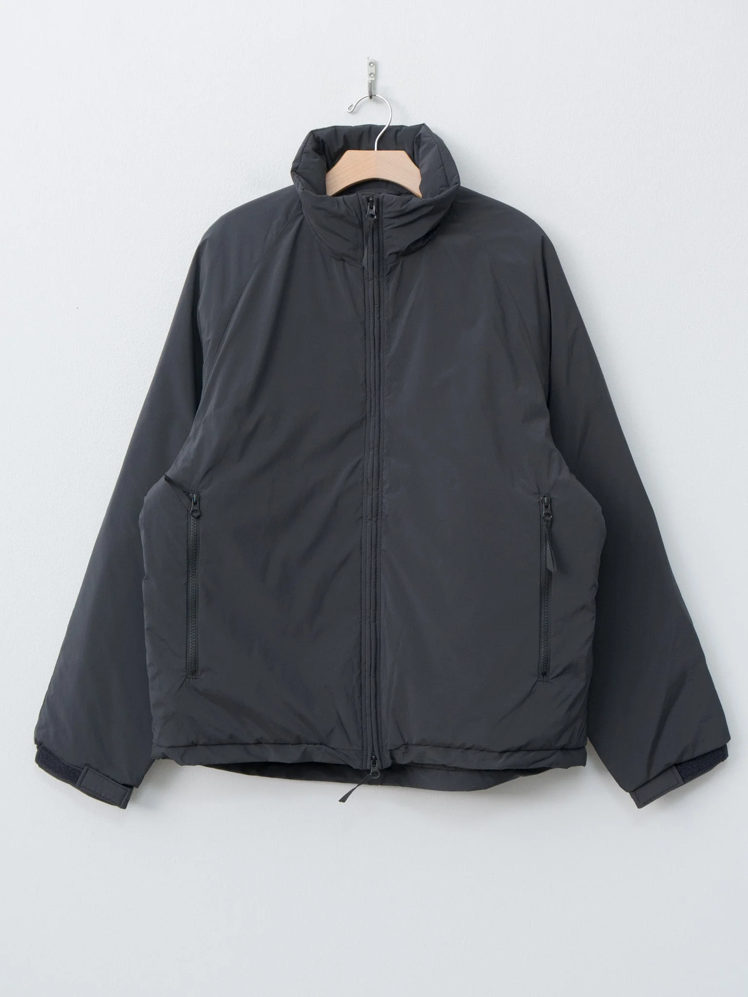 Poly Nylon Puffer Jacket - Black - 1